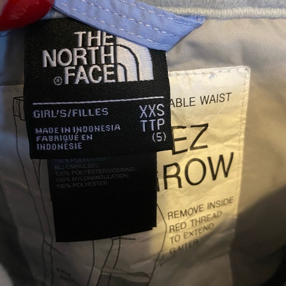Northface child size 5 snow pant.Very good condition! - Picture 7 of 8